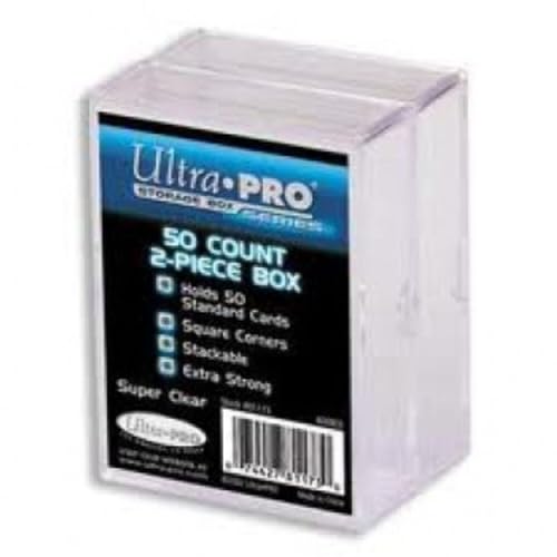 Ultra Pro 50-Count 2-Piece Case (2-Pack),Plastic