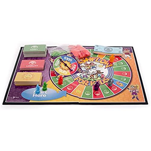 Rich Dad Cashflow How to Get Out of The Rat Race Board Game Set, Adult & Kid Version - Fun and Educational Financial Literacy Learning Games for Boys, Girls, and Family - style: Adult & Kid Version