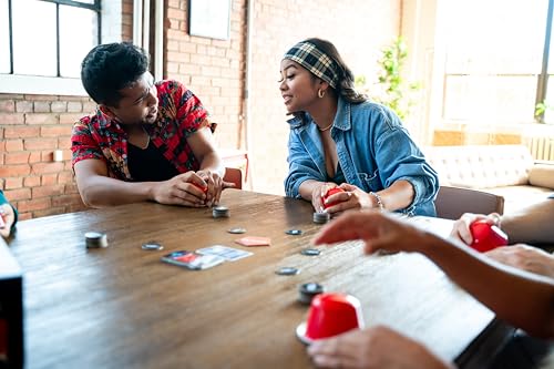 What The Cup!? | Social Bluffing Dice Game | Featuring Handheld Dice Cups & D12 Dice | Spy, Swap, Steal The Winning Cup | 3-6 Players, Ages 12+
