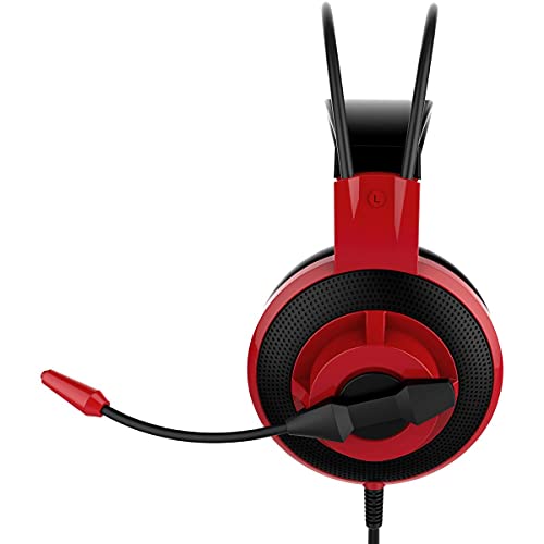 msi Gaming Headset with Microphone (DS501) Black - size: One Size, style: DS501 GAMING HEADSET