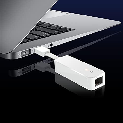 TP-Link USB to Ethernet Adapter, Foldable USB 3.0 to 10/100/1000 Gigabit Ethernet LAN Network Adapter, Support Windows 11/10/8.1/8/7/Vista/XP for Desktop Laptop Apple MacBook Linux (UE300) - style: USB-A 3.0