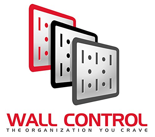 Wall Control 30-WGL-200GVB Galvanized Steel Pegboard Tool Organizer, Galv/Black - color: Galv/Black