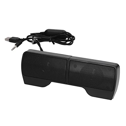 Brrnoo Laptop Speakers USB Powered Wired Monitor Soundbar Th Screen Clip USB Powered Mini Computer Speaker for Monitor Notebook Tablets TV
