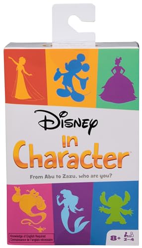Spin Master Games Disney in Character Guessing Family Game | Act Out & Guess Disney Characters, Encourages Creative Thinking STEM Skills, Family Game Night, For 2-4 Players, Ages 8+ - style: Modern