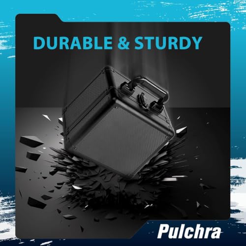 Pulchra Graded Card Storage Box, Top Loaders Case, Sports Trading Box, Slab PSA MTG CSG SGC Magnetic Holder, Waterproof Carrying Case, Collector Storage Boxes - size: Large