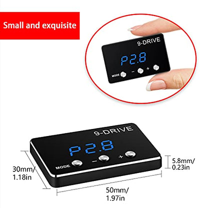 Throttle Response Controller 9 Drive Modes Smart Electronic Racing Accelerator Compatible with Dodge Challenger Ram Jeep Cherokee KJ KK Wrangler JK Maserati Ghibli - size: 807