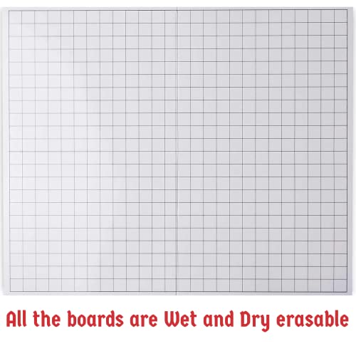 Role-Playing Game Board Mat, Square Grid Terrains, 8 Different terrains, Compatible with Dungeons and Dragons DND Pathfinder RPG, 27 on 23 inches, 1 inch Squares, Foldable & Dry Erase