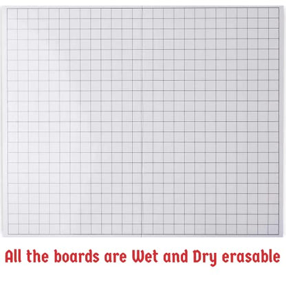 Role-Playing Game Board Mat, Square Grid Terrains, 8 Different terrains, Compatible with Dungeons and Dragons DND Pathfinder RPG, 27 on 23 inches, 1 inch Squares, Foldable & Dry Erase