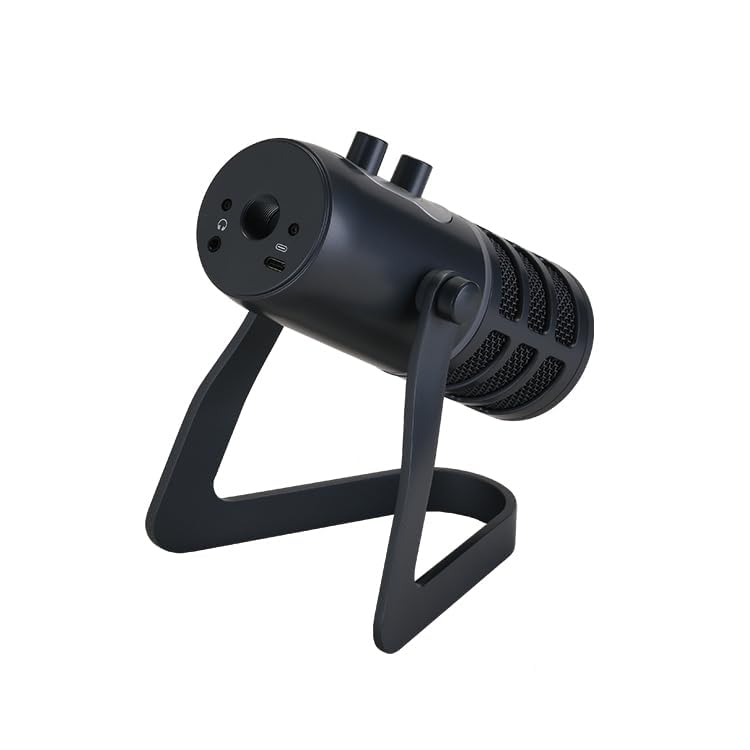 USB CONDENSER MIC WITH RGB EFFECTS FOR GAMING