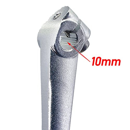 CNC Aluminum Gear Shifter Lever, Foldable Gear Shift Lever Fit for 50cc 110cc 250cc CRF50 XR50 XR CRF Dirt Pit Monkey Bike Motorcycle ATV Quad Accessory (Silver) - color: Silver