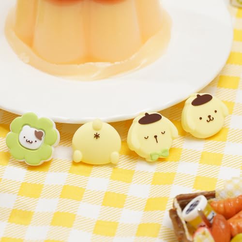 Kuitmor Thumb Grip Caps Compatible with Nintendo Switch 2, Silicone Joystick Grip Caps for Switch 2025, 4pcs, Cute Dog Style, Yellow & Black - color: Pompompurin(Yellow & Black)