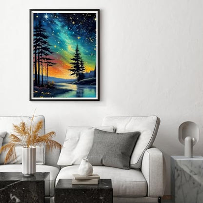 Northern Lights Puzzles for Adults 1000 Pieces, Aurora Borealis Nature Landscape 1000 Piece Puzzle for Adults, Impossible Difficult Hard Fun Jigsaw Puzzles 1000 Pieces