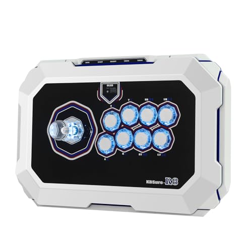 KBSure arcade joystick - color: white blue