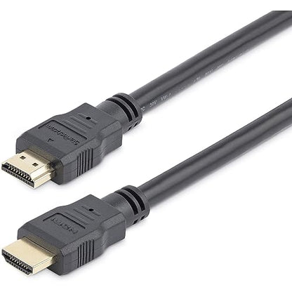 StarTech.com 5m High Speed HDMI Cable – Ultra HD 4k x 2k HDMI Cable – HDMI to HDMI M/M - 5 meter HDMI 1.4 Cable - Audio/Video Gold-Plated (HDMM5M),Black | 4K High Speed HDMI Cable with Ethernet, UHD Video, HDMI 1.4, for Monitors, Projectors, TVs & Display