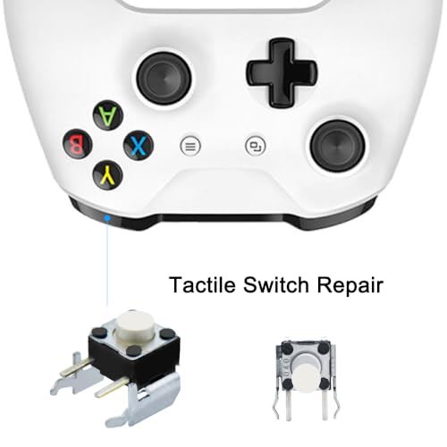 DaKuan 38PCS Xbox One Controller Repair Kit, Replacement Joysticks, Thumbstick, Bumper Button, Silicone Cap, Screwdriver & Tools, Fix Stick Drift, Broken Buttons, Compatible with Xbox One Controllers