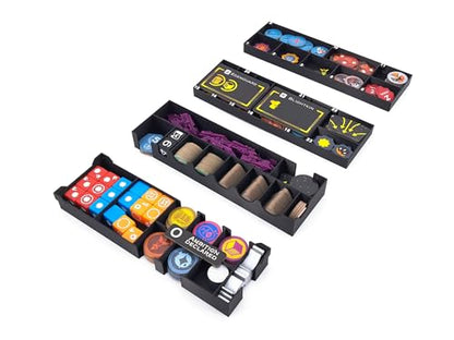 Board Game Insert for Arcs (incl. Card-Tray) - color: Bright Green, size: Replace Map Trays