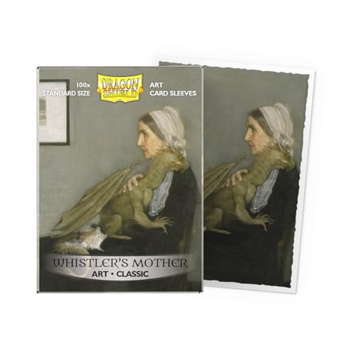 Dragon Shield Art Sleeves | Limited Edition - Whistlers Mother | 100 CT - Smooth & Tough Premium TCG Sleeves | Compatible with Pokemon, One Piece & Magic the Gathering - color: Whistlers Mother