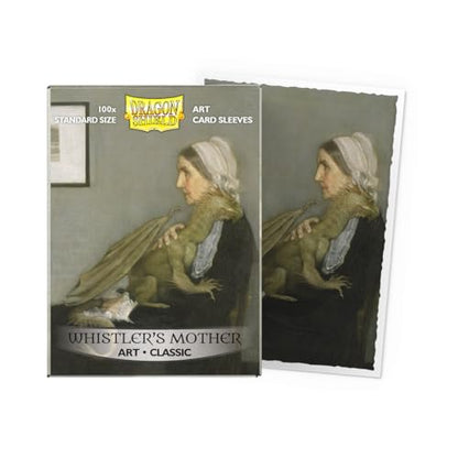 Dragon Shield Art Sleeves | Limited Edition - Whistlers Mother | 100 CT - Smooth & Tough Premium TCG Sleeves | Compatible with Pokemon, One Piece & Magic the Gathering - color: Whistlers Mother