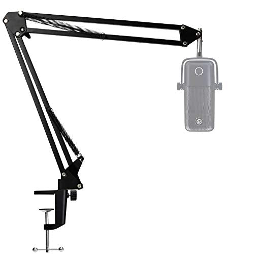 Wave 1 Microphone Stand, Professional Mic Boom Arm Stand Compatible with Elgato Wave 1 USB Condenser Microphone by SUNMON - color: Elgato Wave 1 Mic Boom Arm