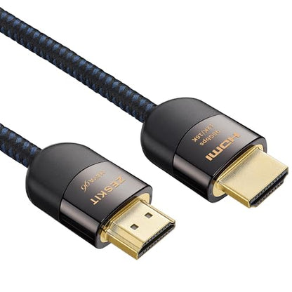 Zeskit Maya HDMI 2.2 Cable 96Gbps 12K 16K (6.5 Feet 2m) - size: 6.5ft/2m
