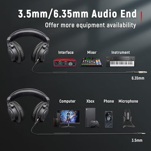 FIFINE XLR/USB Microphone Set with Gaming Audio Mixer, Metal Sturdy Mic Arm Stand, Over-Ear Wired Headphone for Streaming, Podcast, Recording