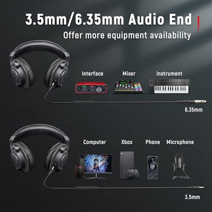 FIFINE XLR/USB Microphone Set with Gaming Audio Mixer, Metal Sturdy Mic Arm Stand, Over-Ear Wired Headphone for Streaming, Podcast, Recording