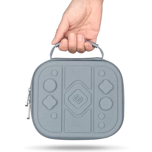 sisma Carry Case Compatible with Nintendo Switch 2 Joy-Con & Straps, Buttons & Joysticks Full Protection, Hard Shell Joycon Compact Pouch Travel Storage Case, Grey - color: Grey - Fits Joy-Con 2 & Straps