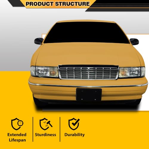 CNNELL Hood Insulation Pad w/ Clips Compatible with Chevy Caprice Impala 1991-1996 Black - style: 1991-1996 Chevy Caprice Impala