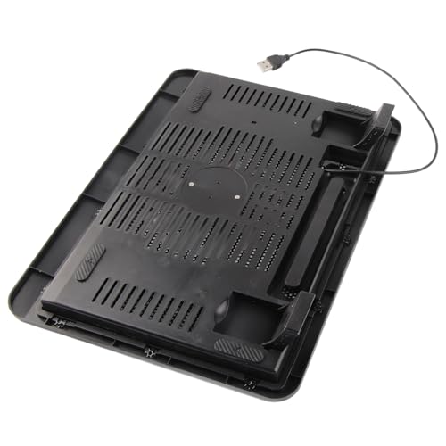 Laptop Cooler Pad Base, Gaming Laptop Cooler Fans, Notebook Gaming Fan Stand for Preventing Overheating and Potential Performance Issues(Black)