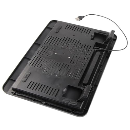 Laptop Cooler Pad Base, Gaming Laptop Cooler Fans, Notebook Gaming Fan Stand for Preventing Overheating and Potential Performance Issues(Black)