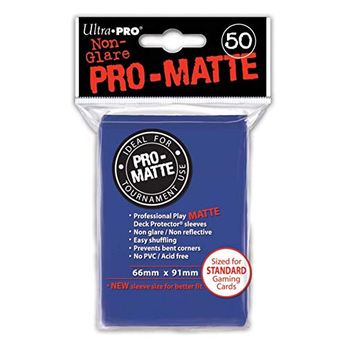 Ultra Pro Sleeves Pro-Matte Card Game (Blue) - color: Blue