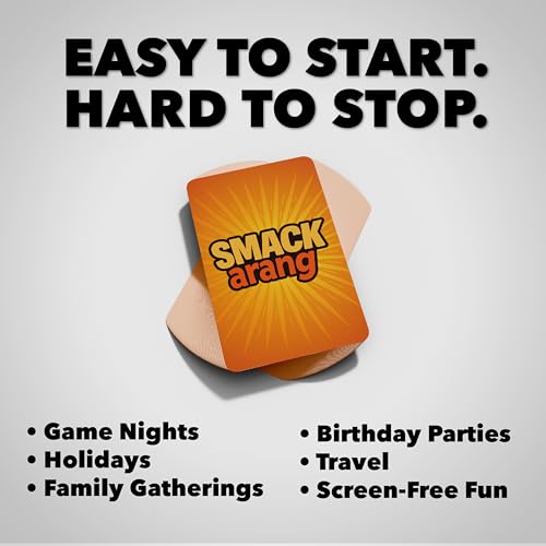 SMACKarang Card Game – Fast-Paced Family & Party Game for Kids 8+, Teens & Adults – 3–6 Players – Color-Matching Action with Unique Character Powers – 15+ Minute Rounds