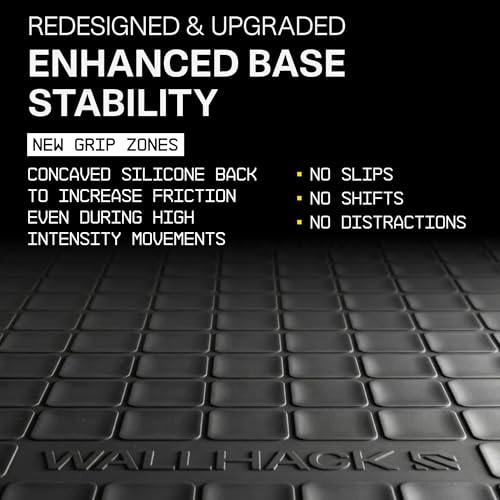 Wallhack SP-005 Glass Gaming Mouse Pad, Large, Black | Speed Surface, Esports Mousepad With Smooth Low-Friction Glide, Tempered Glass, Ergonomic Low Profile, Carry Case Included - color: SP-005 Speed | Black