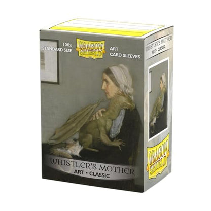 Dragon Shield Art Sleeves | Limited Edition - Whistlers Mother | 100 CT - Smooth & Tough Premium TCG Sleeves | Compatible with Pokemon, One Piece & Magic the Gathering - color: Whistlers Mother