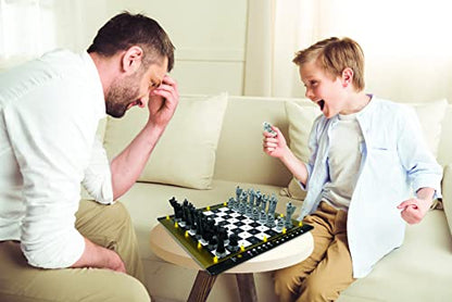 Lexibook, Harry Potter Electronic Chess Game, CG3000HP | with tactile keyboard, light and sound effects, 32 pieces, 64 levels of difficulty, Family game - style: CG3000HP