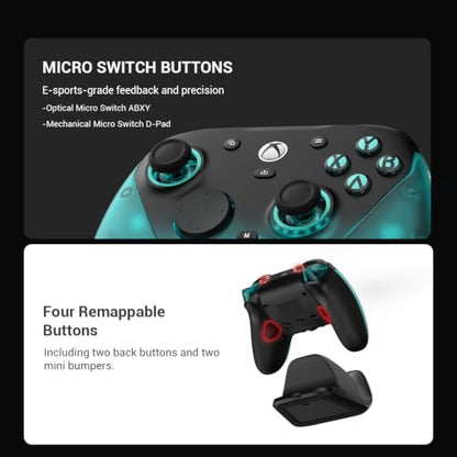 GameSir G7 Pro Wired Controller for Xbox Series X|S, Xbox One, Wireless Gamepad for PC&Android with TMR Sticks, Hall Effect Analog Triggers, 1000Hz Polling Rate, 3.5mm Audio Jack - Aimlabs