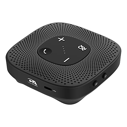 Cyber Acoustics Conference Speakerphone (SP-2000) - USB and Bluetooth, Advanced DSP with 360 Degree Noise Cancelling Microphone with 3m Range, 66 Ft BT Wireless Range - style: USB & BT Speakerphone