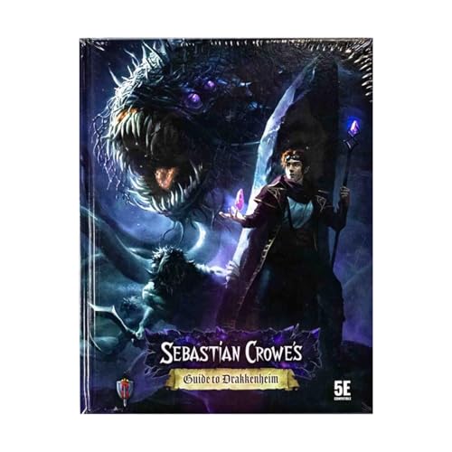 Ghostfire Gaming Sebastian Crowe's Guide to Drakkenheim, Hardcover 5E | Campaign setting book with character options, dark fantasy RPG supplement