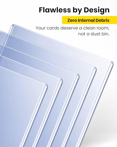 5.4" x 7.5" Jumbo Card Sleeves, Hard Plastic Holders 25 Pack, 39PT | Toploaders Card Protectors Fits up to 5.67x7.64in Oversized Trading Cards & Photos, Archival Safe Rigid PVC Sheets, Blue Tint - size: 5.4 x 7.5 in – Fits Up to 5.67 x 7.64 in