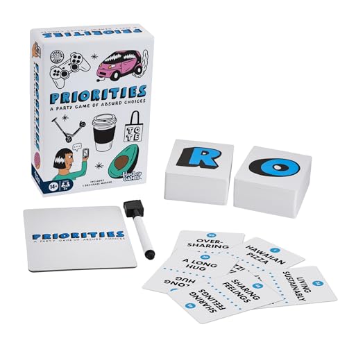 Priorities Game | A Party Game of Absurd Choices | Hilarious Card Games for Adults and Teens | Ages 14+ | 2+ Players | 30 Mins.