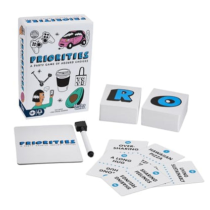 Priorities Game | A Party Game of Absurd Choices | Hilarious Card Games for Adults and Teens | Ages 14+ | 2+ Players | 30 Mins.