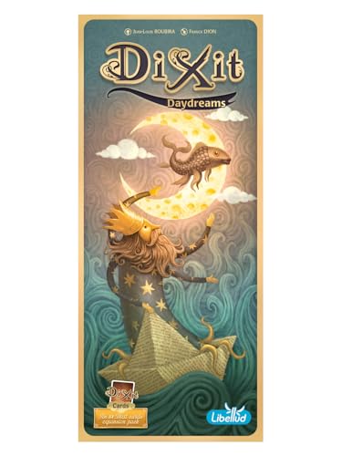 Dixit Daydreams Board Game EXPANSION - Surreal Artistry with 84 Enigmatic Cards! Creative Storytelling Game, Family Game for Kids & Adults, Ages 8+, 3-6 Players, 30 Min Playtime, Made by Libellud