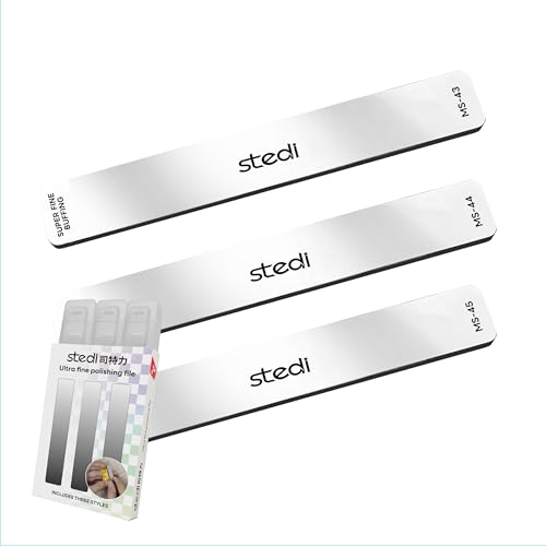 stedi Hobby Model Polishing Tools 3 PCS, Precision Glass Polishing Files | #320-400 Grit, #400-600Grit, #10000 Grit - style: 3 PCS Glass Files