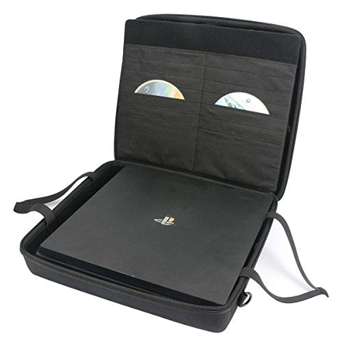 co2CREA Hard Travel Case For PS4 Pro Console DualShock 4 Controller | Fits PS4 Pro Camera Move Motion, Carry Handle, Protective Compartments, Hard Exterior Case