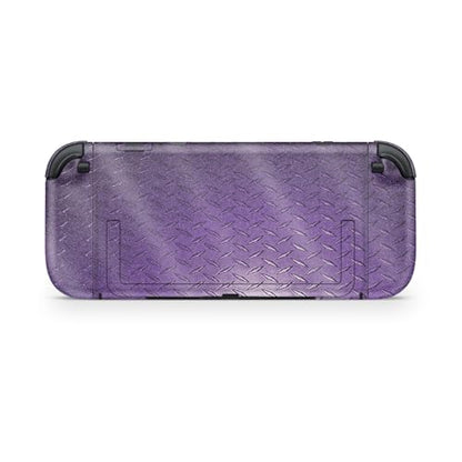 Glossy Glitter Gaming Skin Compatible with Nintendo Switch 2 Console Only - Purple Diamond Plate - Premium 3M Vinyl Protective Wrap Decal Cover - Easy to Apply | Crafted in The USA by MightySkins - color: Purple Diamond Plate, size: Switch 2 Console Skin
