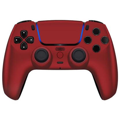 MODDEDZONE M Series Custom controller for PS5 - Wireless, OEM-Quality Custom Designs for Playstation 5 Controller- Diverse & Unique Styles for Enhanced Gaming (Soft Red) - color: Soft Red
