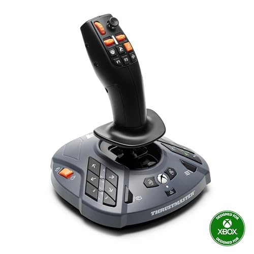 Thrustmaster SimTask FarmStick 3-Axis Farming Joystick - XBOX & PC | Plug and play for FS25, 33 programable inputs, thumbwheel, mini-stick, triggers, rocker switches, H.E.A.R.T sensors - style: Farmstick | Xbox