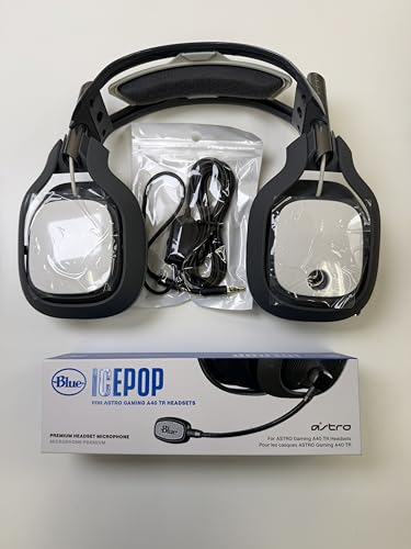 Logitech Astro A40 Headset Gen 2 Headset with Upgraded Blue Microphone - Grey/White (Renewed)