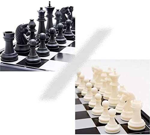 Magnetic Travel Chess Set with Folding Chess Board Educational Toys for Kids and Adults (12.6") - size: 12.6"