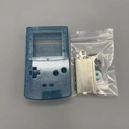 IPS Housing Shell Cover with Buttons Conuctive Pads Screws for Gameboy Color GBC Console (Crystal) - color: Crystal